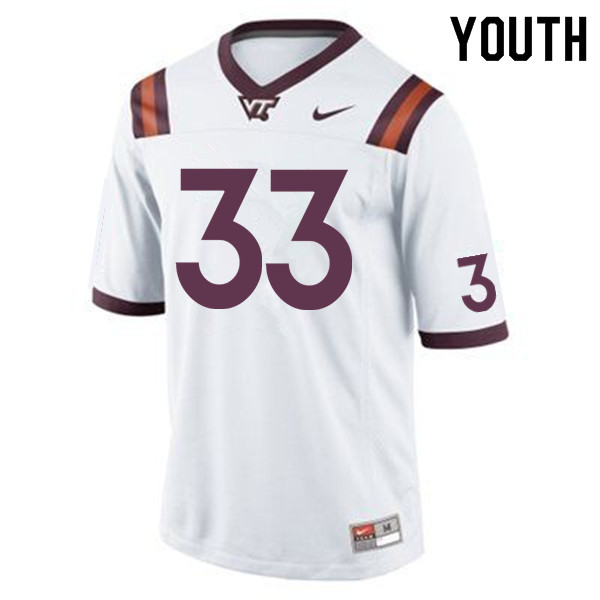 Youth #33 Deshawn McClease Virginia Tech Hokies College Football Jerseys Sale-Maroon